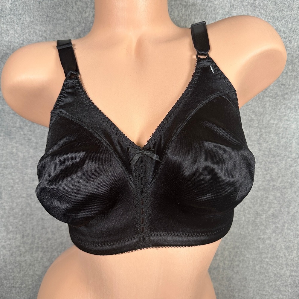 Bali 34DD Braâ Black Womens Adjustable 3820 Wireless Back Closure Non Padded